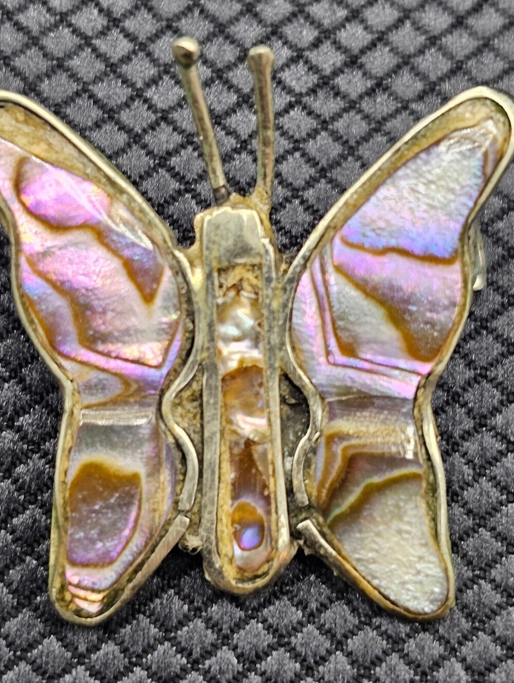 Abalone Butterfly Brooch